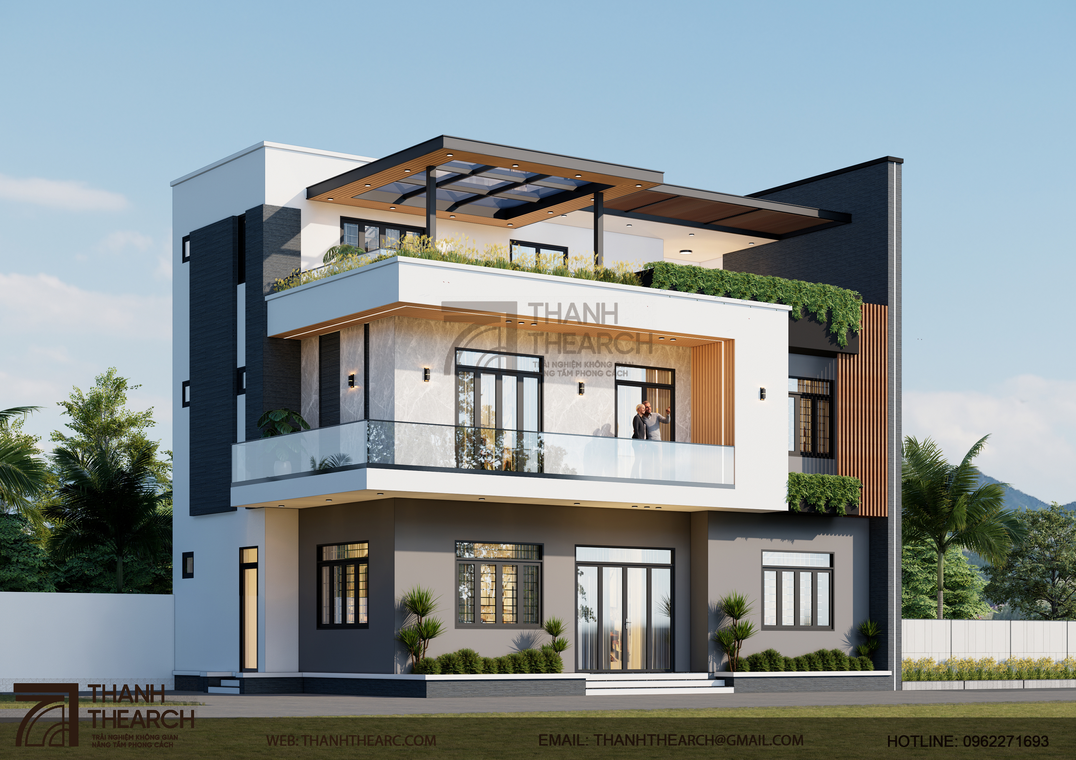 Nhà 3 tầng Hiện đại