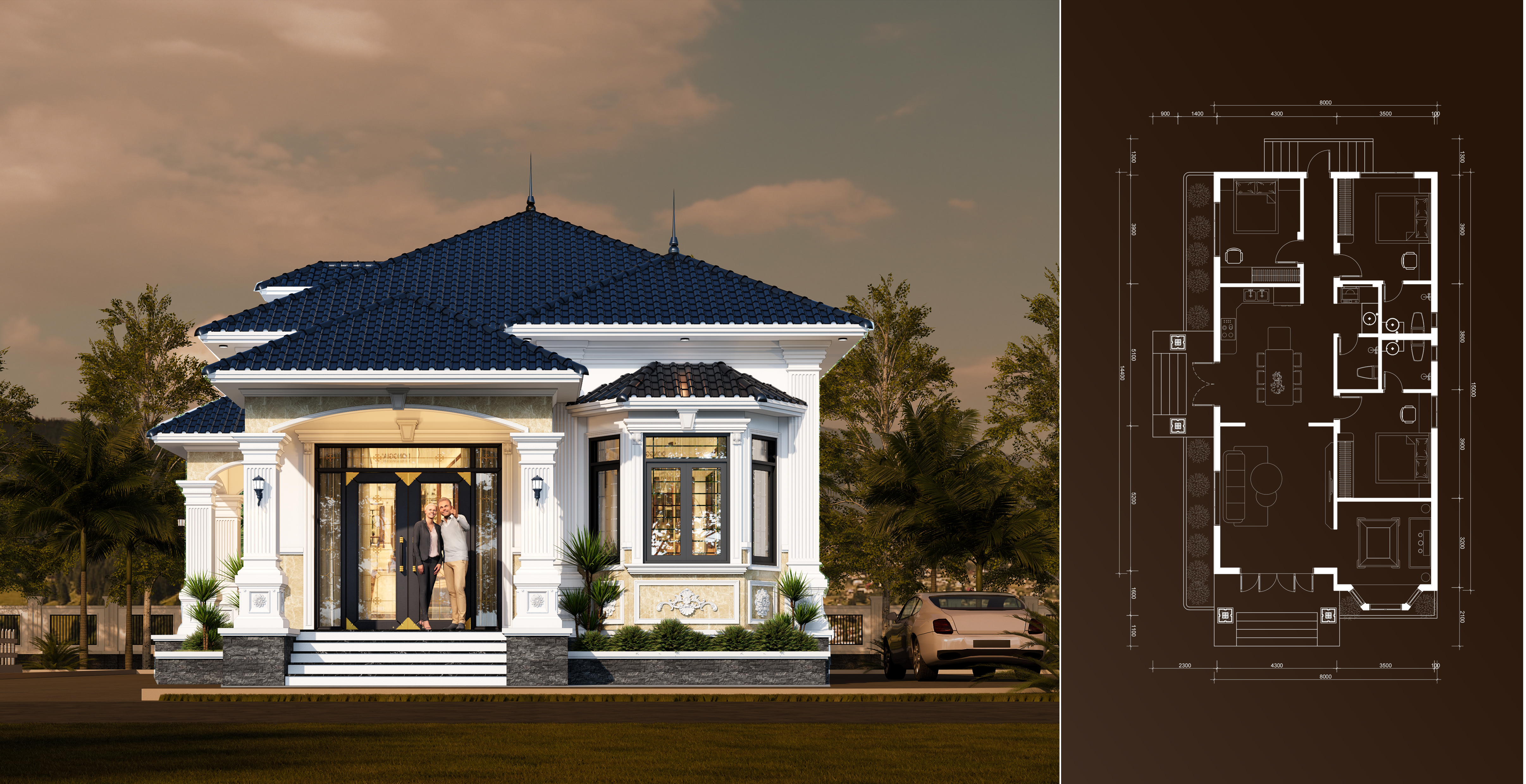 Ngoại Thất Tân cổ điển